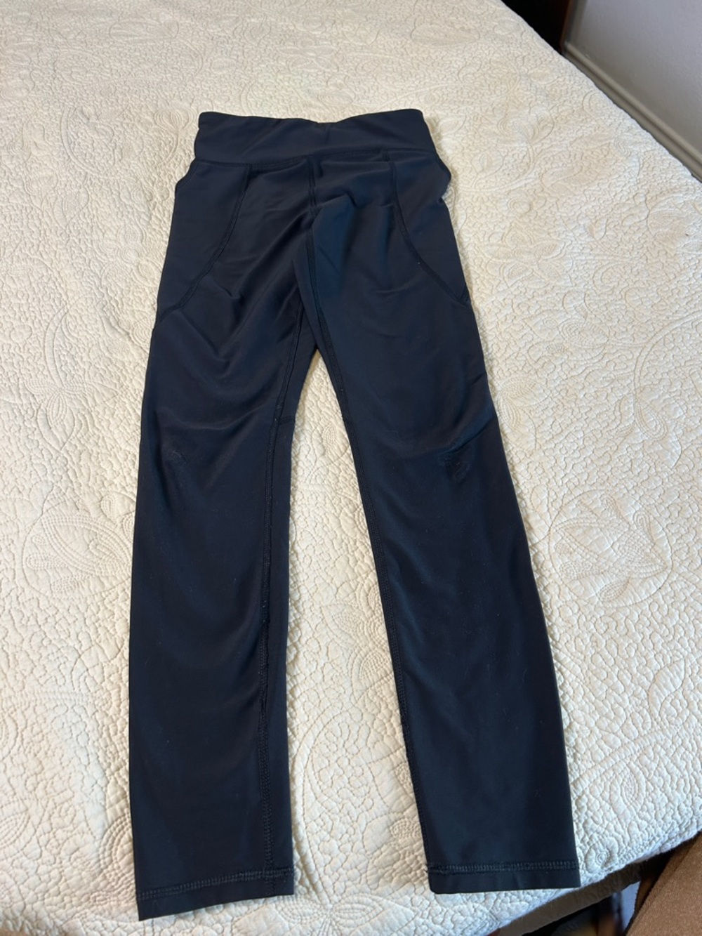 Old Navy Black Girls' Active Leggings with Pockets